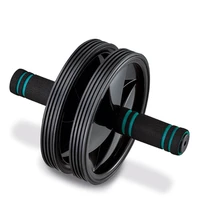 two wheel abdominal training wheel mute household fitness exercise wheel multi functional abdominal training roller