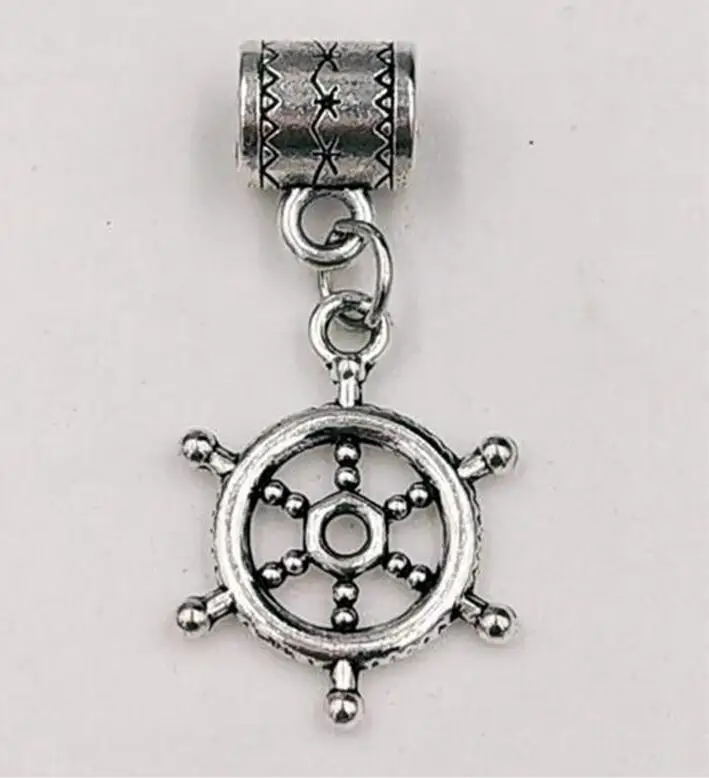 Винтажные подвески для ожерелья браслета ювелирных изделий 25 шт.|silver anchors|fish