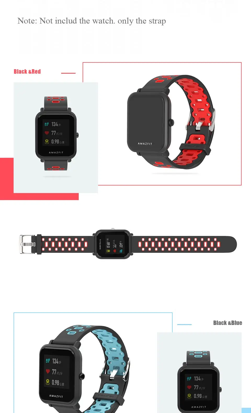 Mijobs 20 мм спортивный силиконовый ремешок на запястье PC чехол для Xiaomi Huami Amazfit GTR Bip BIT PACE Lite Смарт-часы Amazfit ремешок