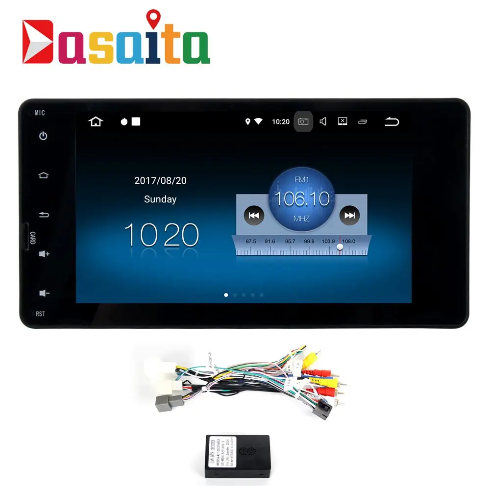 with 14-15 canbus Dasaita " Android 9,0 Автомобильный gps плеер Navi для Mitsubishi Outlander Lancer-X ASX- с 2G+ 16G четырехъядерный стерео без DVD - Цвет: with 14-15 canbus