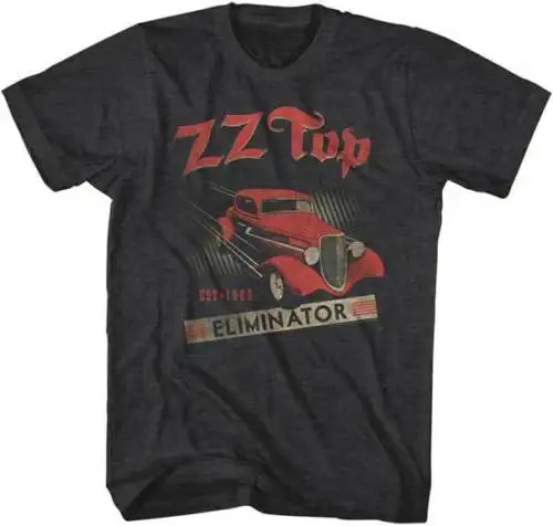 ZZ Top Eliminator Est 69 футболка для взрослых рок музыка|Мужские футболки| |