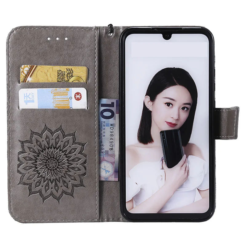 Чехол для Fundas Huawei Honor 10 Lite P Smart Plus чехлы Coque Nova 3i Psmart + флип чехол телефонов