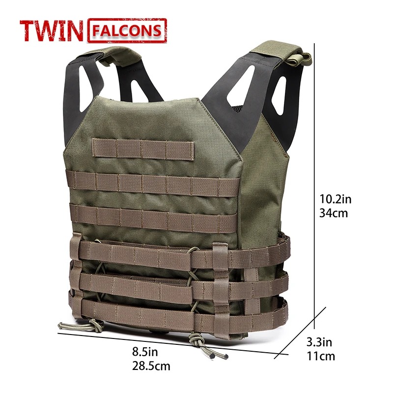 Airsoft 1000D Molle тактический жилет JPC пуленепробиваемый жилет пластина Перевозчик Пейнтбол Wargame военный охотничий полицейский TW-VT01