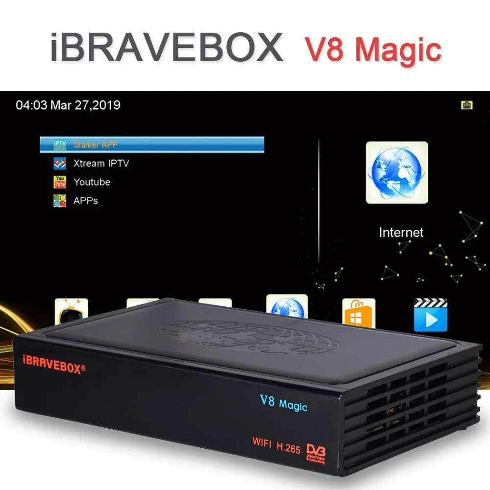 DVB-S2/S ТВ приемник спутниковый декодер iBRAVEBOX V8 Магическая цифровая спутниковая коробка HD ТВ тюнер Поддержка IP tv EPG Clines Youtube