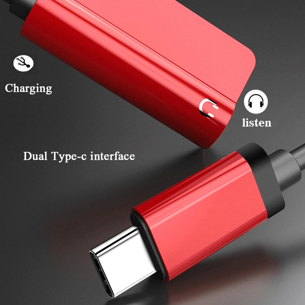 Адаптер USB Type C Aux для наушников конвертер адаптер с разъемом 3 5 мм Huawei P 20 Pro mate20 lite