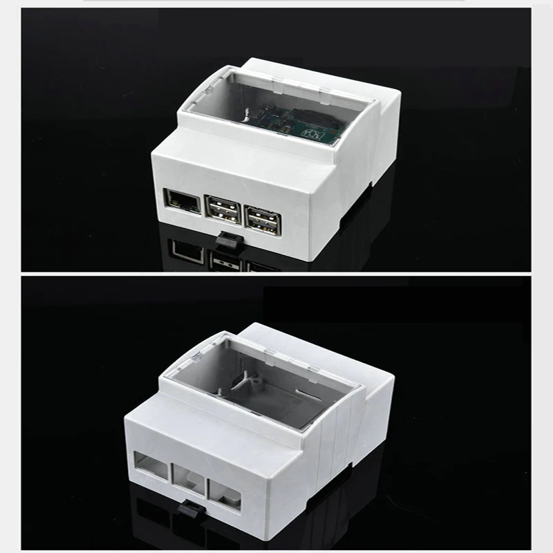Raspberry Pi 4 Модель B ABS Чехол Белый защитный чехол Корпус для RPI 3 Модель B