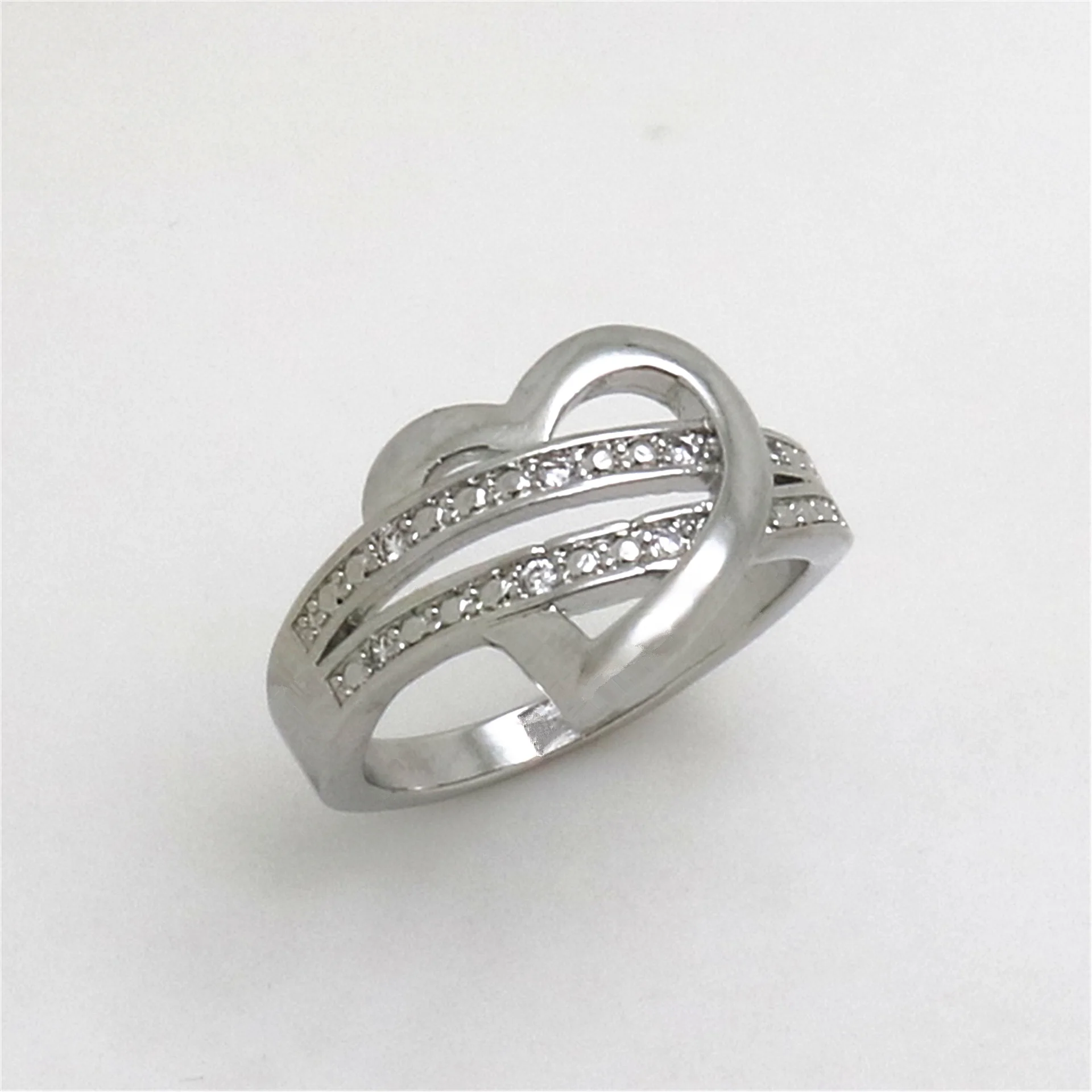 Новинка 2019 изысканные серебряные кольца разразразы со стразами для женщин