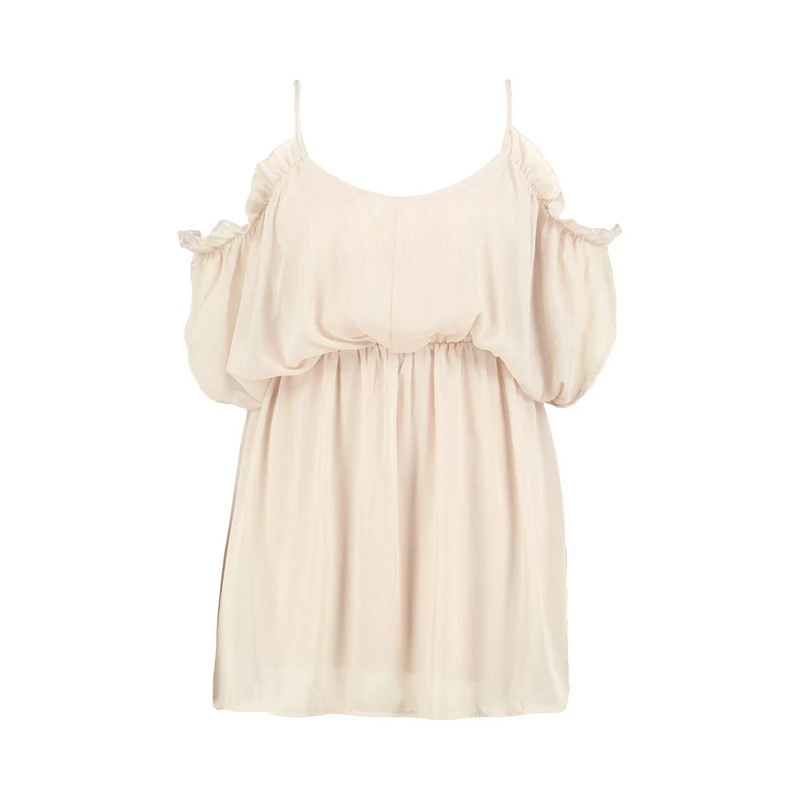 Ленивый KOKO Plus Размеры одноцветное Цвет платье с открытыми плечами Спагетти