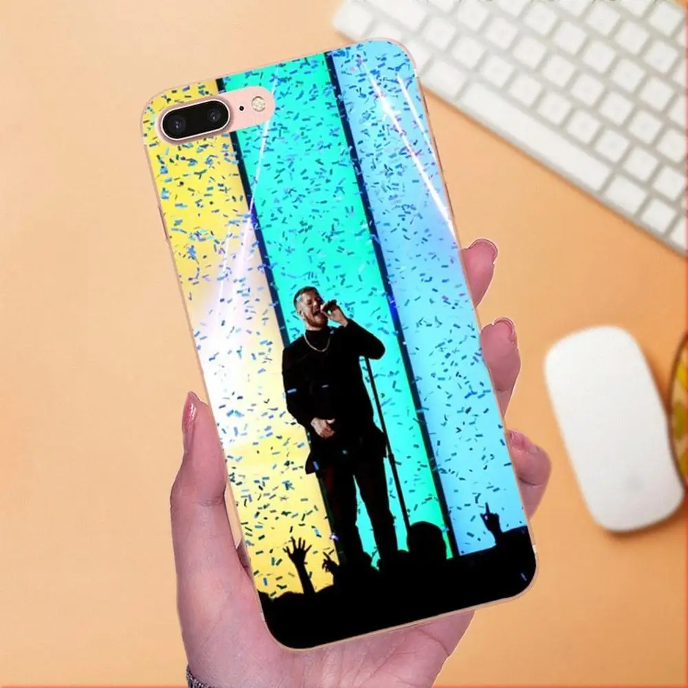 Мягкий с рисунком из ТПУ Imagine Dragons Night Music для Apple iPhone 4 4S 5 5C 5S SE 6 6S 7 8 Plus X XS Max XR |