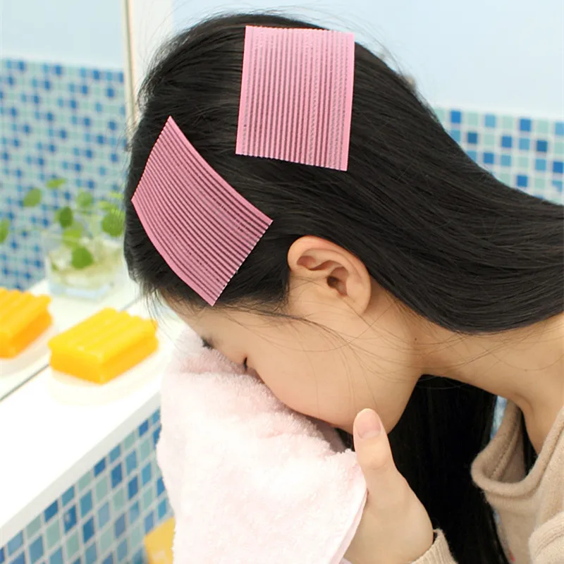 2 искусственных наклейки для волос зажим челки фиксированная бесшовная