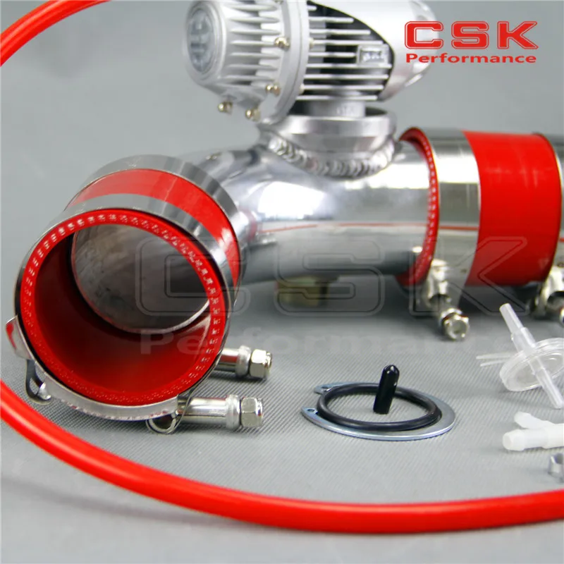 SQV выдувной клапан BOV IV 4 + 2 36 ❠ мм 90 градусов Фланцевая труба красный кремниевый