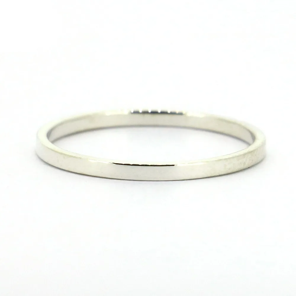 Wellmade 1 5 мм сплошной 925 пробы серебро плотная кольцо|band ring|solid sterling silverring band |