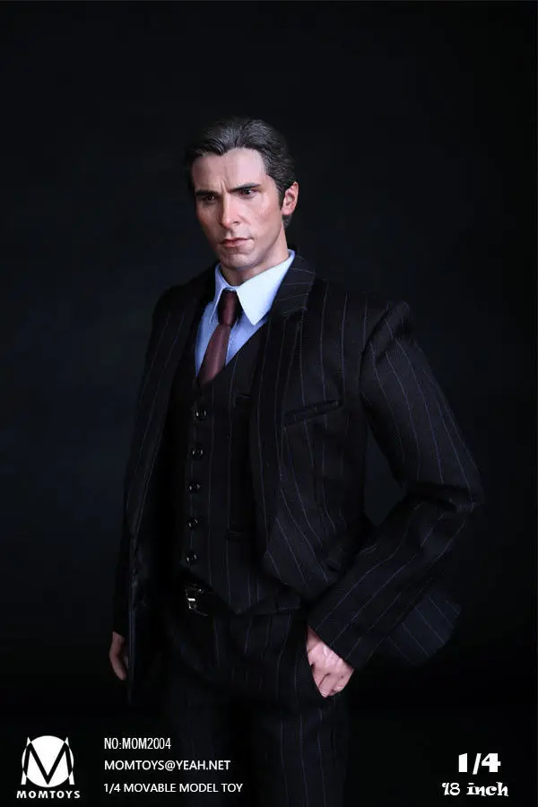 MOMTOYS 1/4 Scale The Dark Knight Rise Бэтмен Белл костюм Ver. Кукла фигурка MOM2004 дешевая