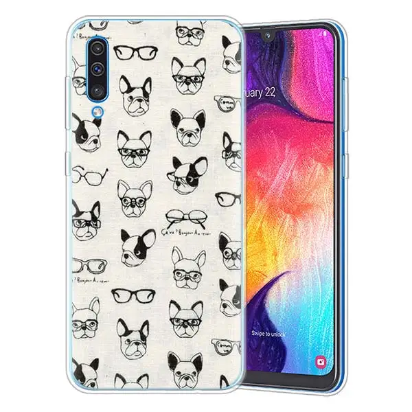 14 Силиконовые чехлы для samsung Galaxy A10 A30 A40 A50 A70 A6 A7 A8+ A9 M30 M50 из ТПУ - Цвет: 14
