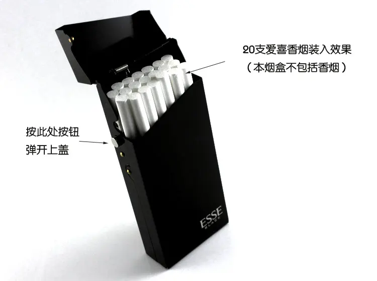Ультратонкий удлиненный чехол для сигареты Ms Cigarette 20 case summit case statuscigarette case wholesale | Аксессуары для сигарет -32634356884