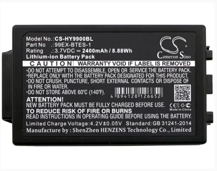 Аккумулятор Cameron Sino 2400 мАч для DOLPHIN 99EX BTEC 99EXhc 99GX 1 BTES HONEYWELL 99GX|Цифровые аккумуляторы|