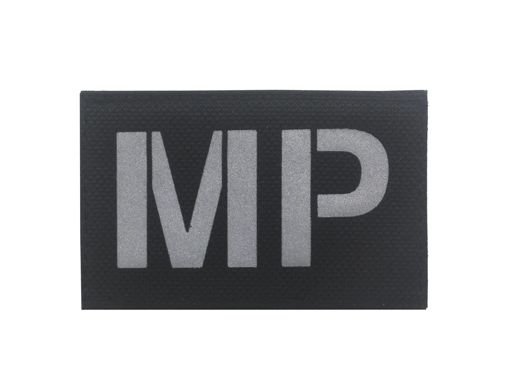 Светоотражающий MP Военный полицейский тактический армейский патч ПВХ Застежка