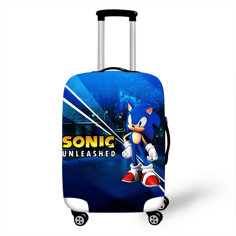 007 18-32 дюймов Sonic Boom Mario Эластичный Защитный чехол на чемодан, защитный чехол для пыли, чехол с рисунком, чехол для путешествий - Цвет: 007