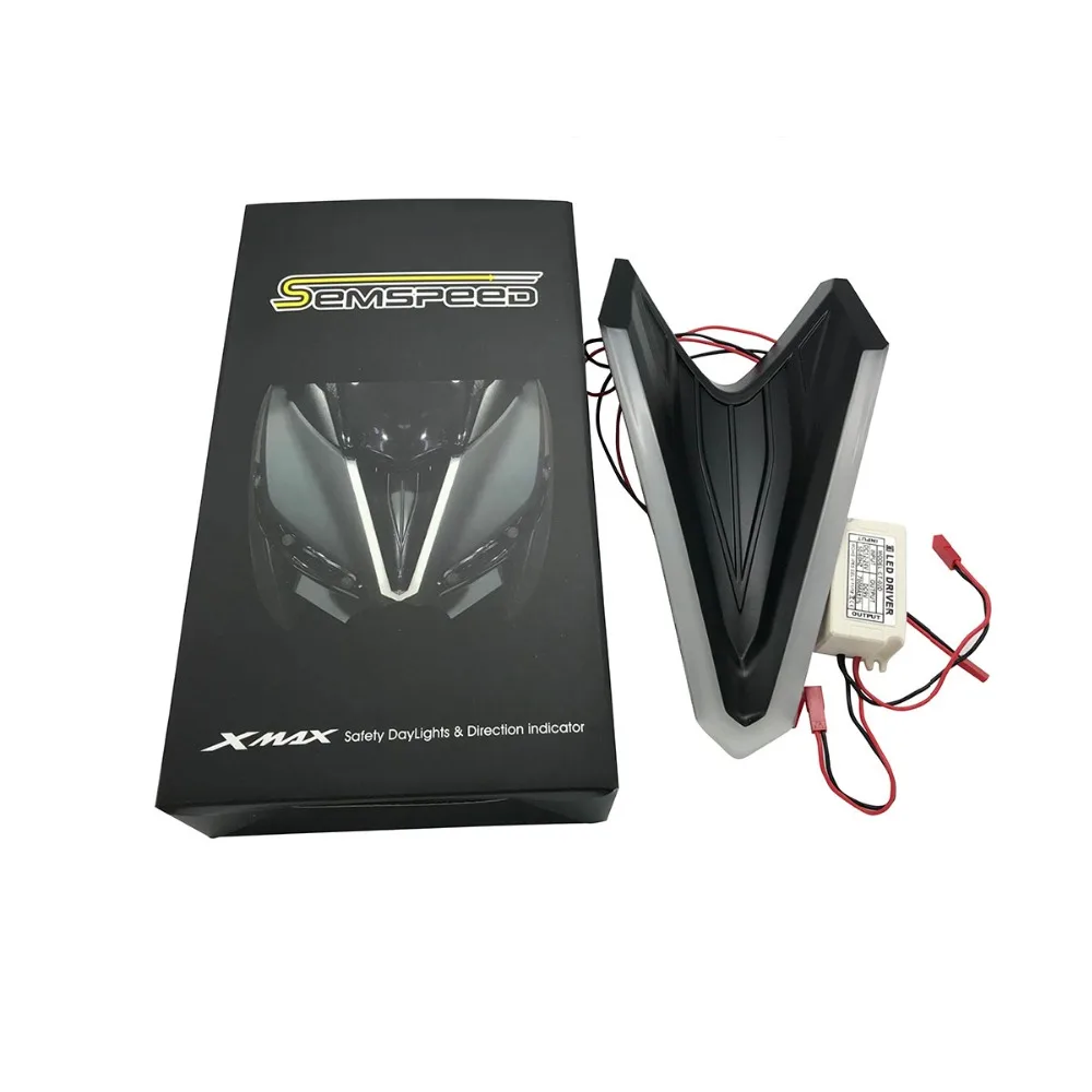 3 цвета мотоцикл xmax 300 250 125- головной светильник индикатор светодиодный светильник s для YAMAHA XMAX300 XMAX250 125 аксессуары