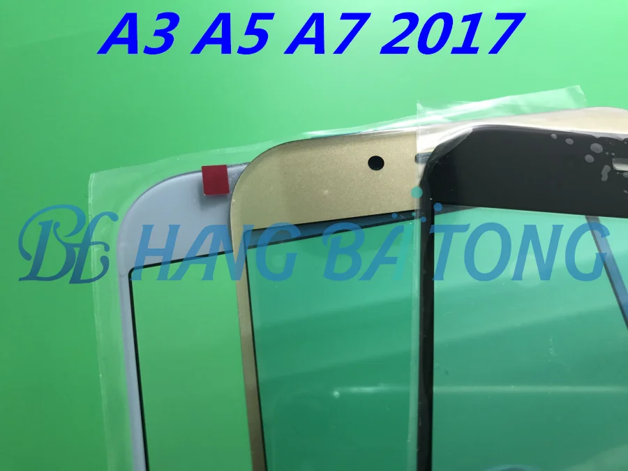 Сменное внешнее оригинальное стекло для samsung Galaxy A3 A320 A5 A520 A7 A720 ЖК-дисплей сенсорный экран передняя стеклянная линза