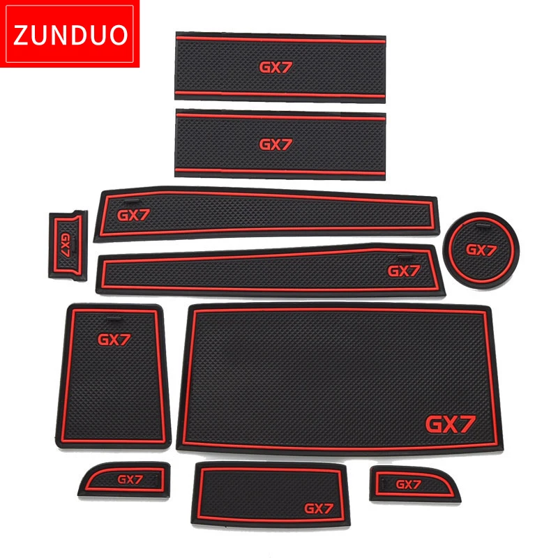 ZUNDUO для Geely Emgrand X7 GX7 2012-2015 затворный слот подкладка пыль автомобиля коврики