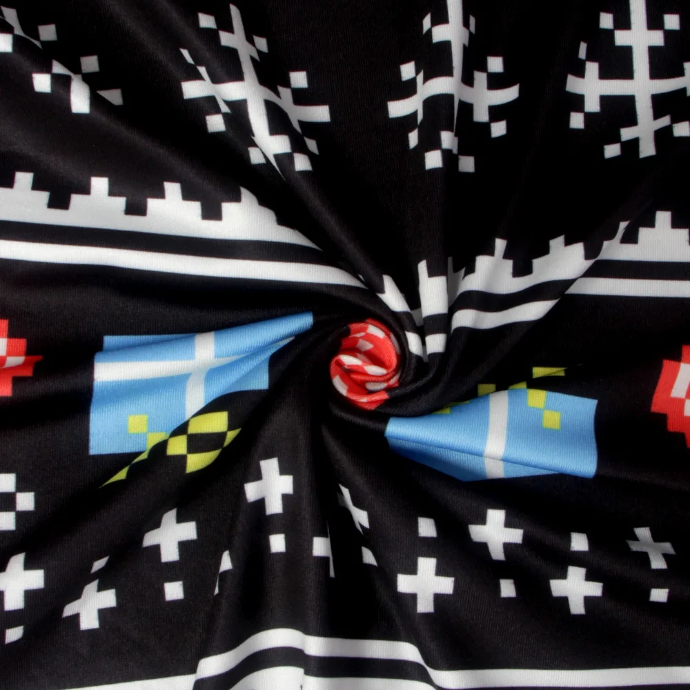 Платье с рукавом до запястья и принтом 3XL 4XL 5XL | Женская одежда