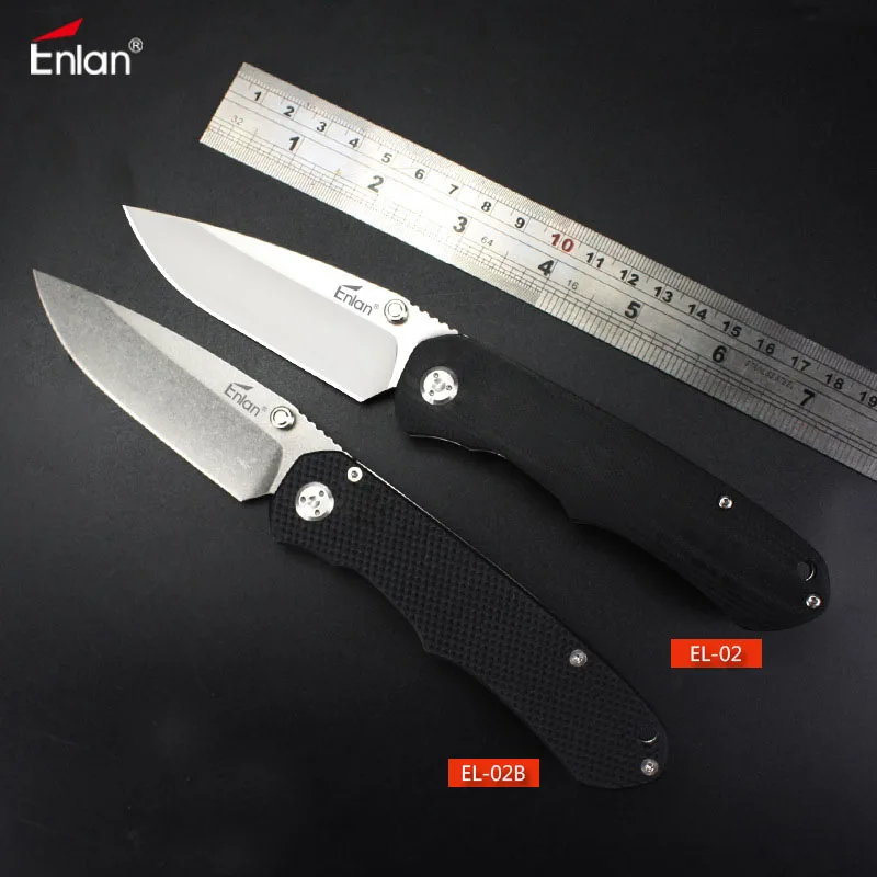 

ENLAN EL-02 8CR13Mov лезвие G10 Ручка Наружная Коллекция Кемпинг Охота Выживание Тактический военный брелок EDC карманный нож
