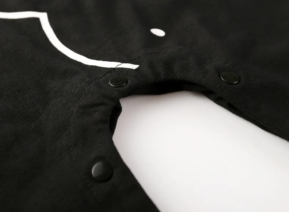 Лидер продаж летняя одежда для малышей 2020 черные крутые детские комбинезоны