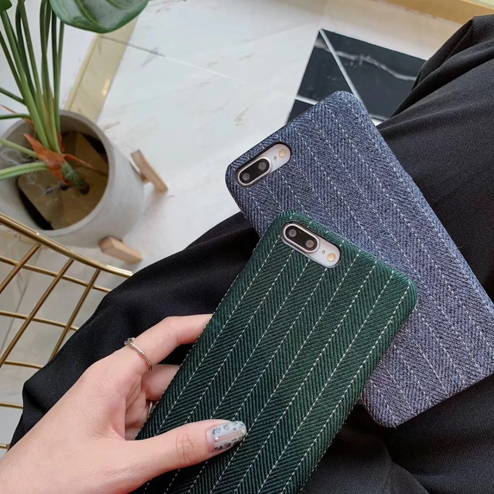 Простая осенне-зимняя фланелевая мягкая оболочка для iPhonexs/max/xr/7/8Plus/6s | Мобильные