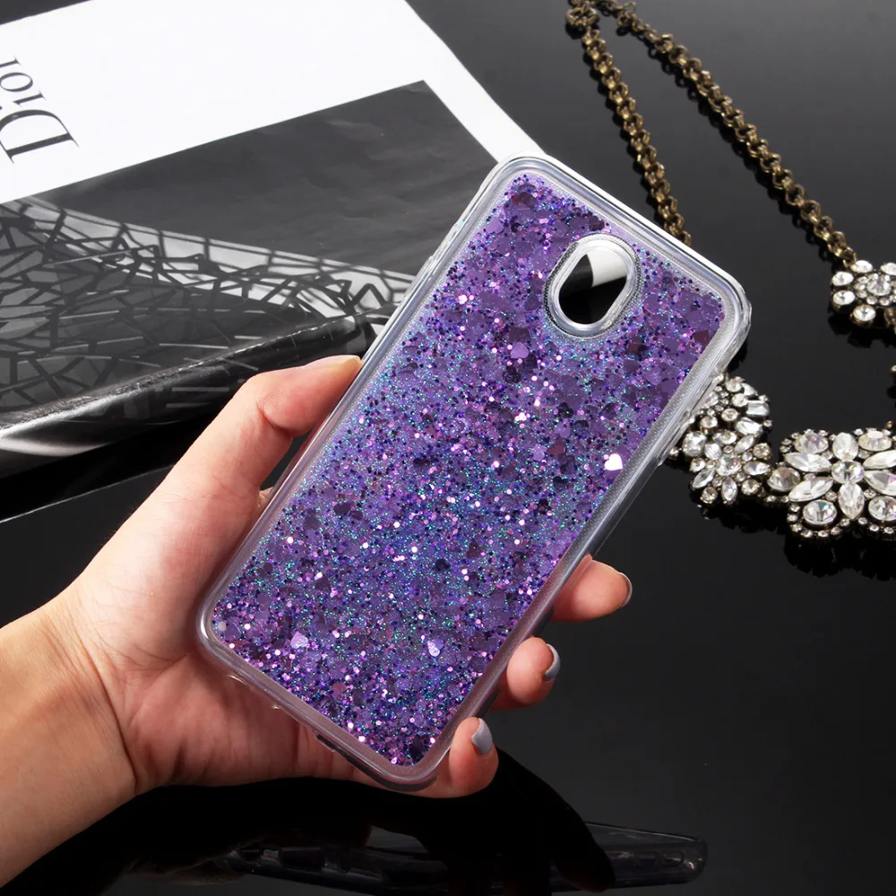 For Samsung Galaxy j7 2017 J730 Case Soft Cover J5 Liquid Quicksand TPU Back sFor / Pro Phone |