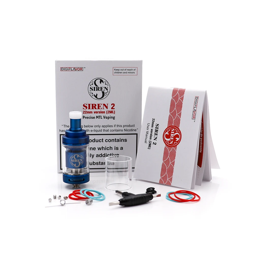 Бесплатный подарок Digiflavor Siren V2 GTA MTL бак 22 мм siren 2 версии мл танк распылитель