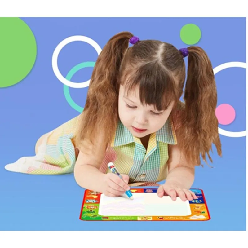 Монтессори игрушки Дети раннего обучения Puzzle картина Вода Рисование играть мат