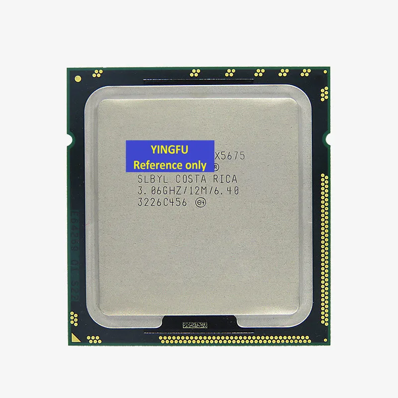 Процессор X5675 slbyl LGA1366 3 067 ГГц 6 ядерный 12 M кэш 95 W Испытано 100% работает|Материнские