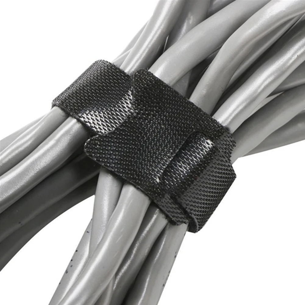 30 шт. крепежа кабельные стяжки многоразовые Magic Стикеры петлей Кабельные