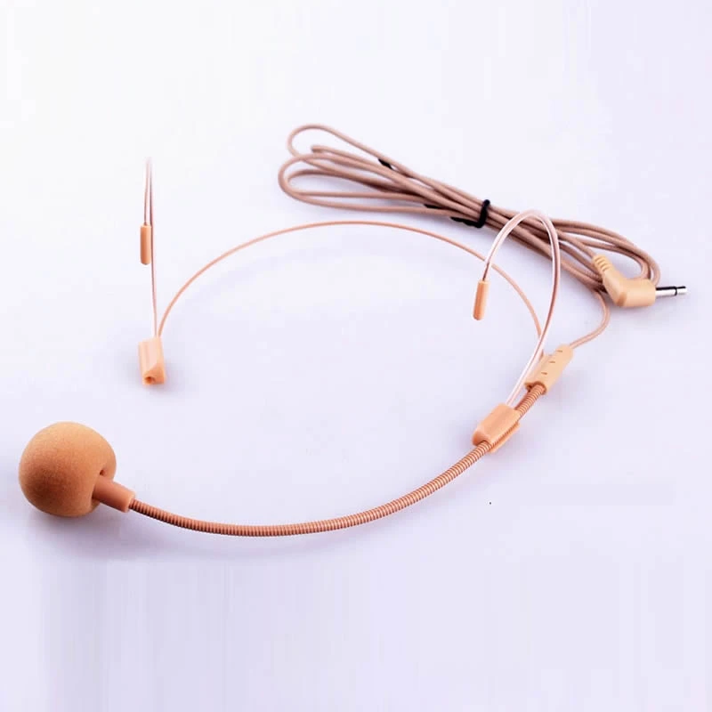 Skin Color Microphone notebook Computer voice amplifier 3.5 mm head Hang the ear tensile nylon thread volume high good quality |