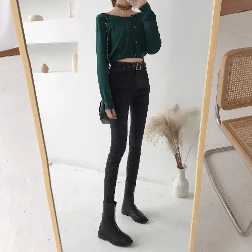 

Cheap wholesale 2019 new Spring Summer Autumn Hot selling women's fashion casual Denim Pants FC199