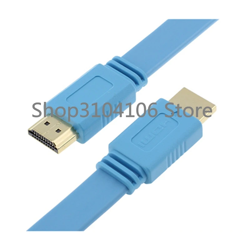 Новинка 1 4 версия 3D HDMI штекер-штекер AV аудио видео гибкий ленточный короткий