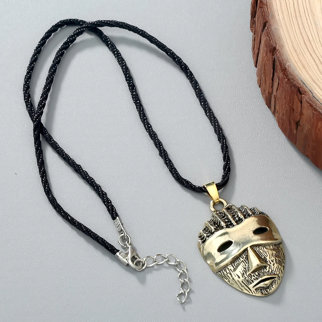 Kinitial Северная маска хакер викингов подвески ожерелья Thor Knot Wing руны ювелирные