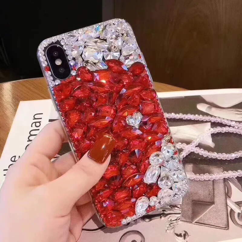 3D Кристалл DIY алмаз для Samsung Galxy C5 C7 Pro C8 C9 C10 со стразами блестящий чехол накладка