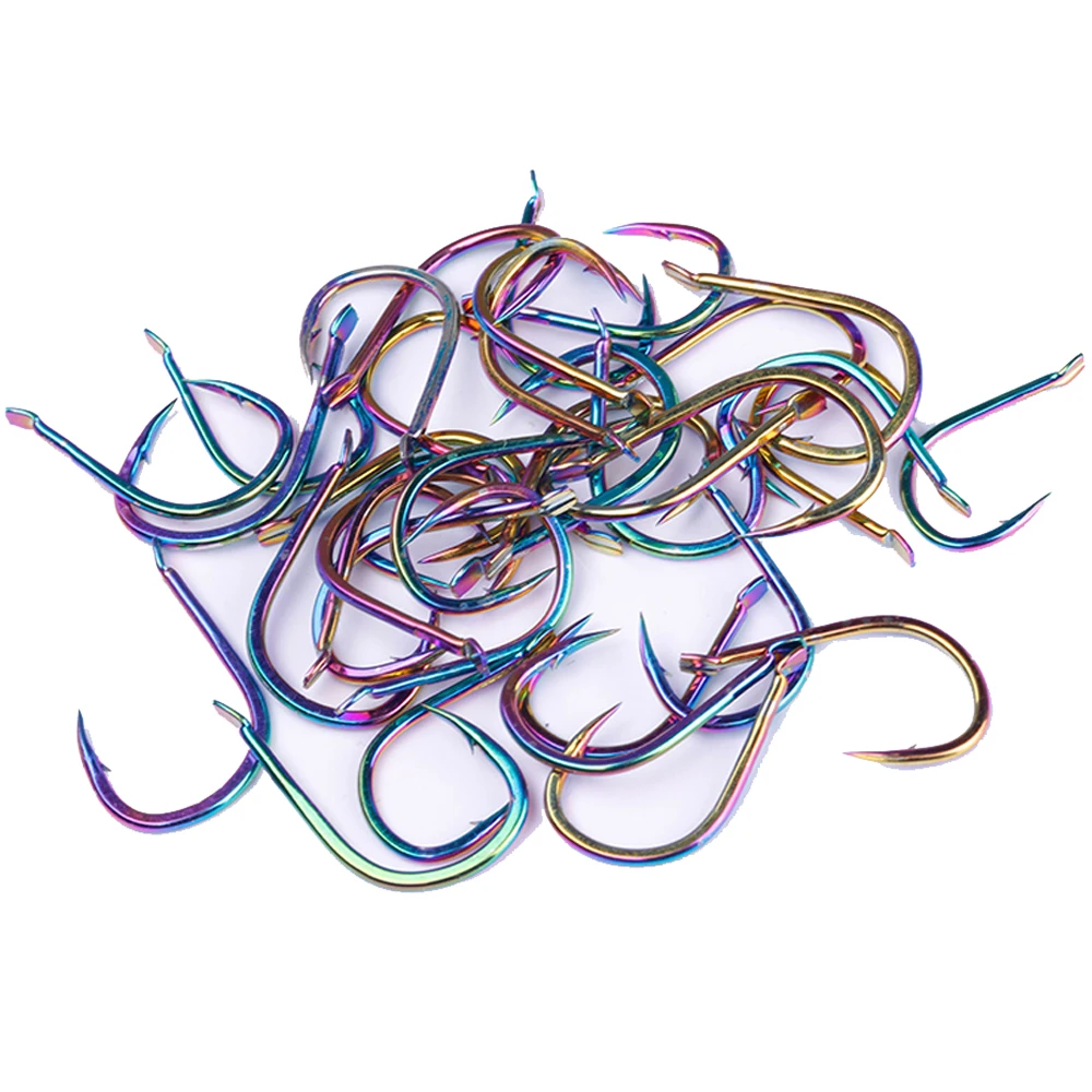 Рыболовные крючки 10 шт. рыболовные принадлежности блесны на карпа снасти колючие