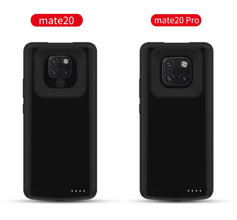 For Huawei Mate 20 Pro Battery Charger Case Mate 20 Slim shockproof Silicone soft Frame External power bank Cases Charging Cover