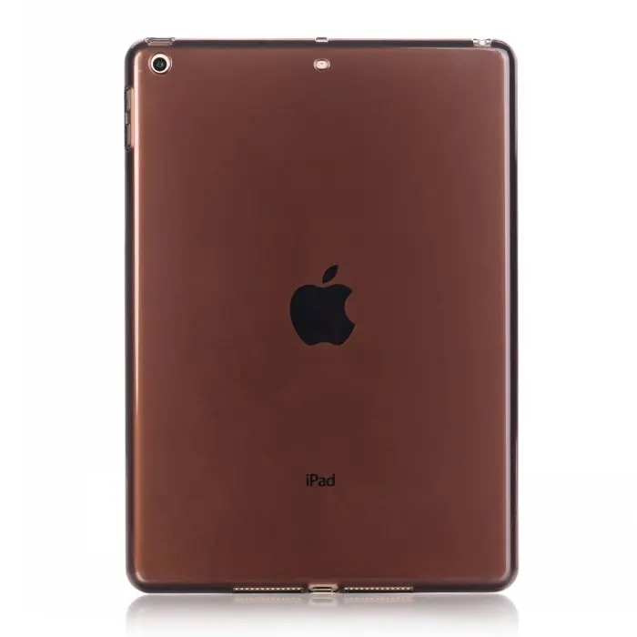 Коричневый Силиконовый чехол для Apple iPad 9.7 силиконовый чехол Прозрачный чехол для iPad 9.7 a1822 a1823 тонкий прозрачная крышка для новых iPad 9.7 - Цвет: Коричневый