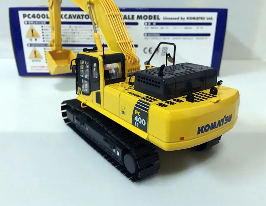 Редкий! Экскаватор Komatsu PC400LC строительная модель масштаб 1/50 литой под давлением