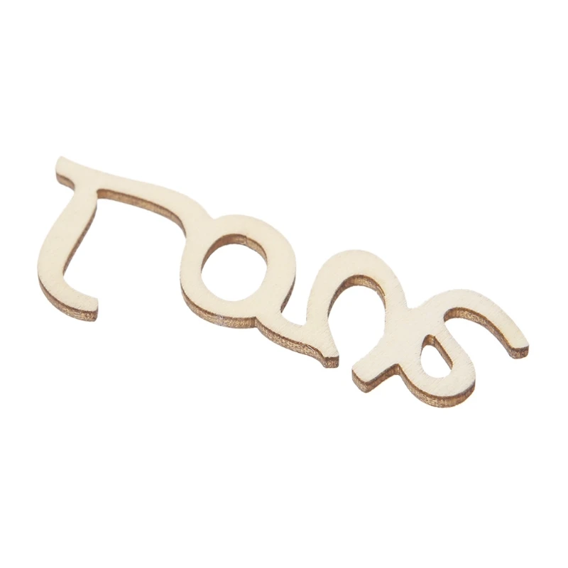 Любовное письмо слово деревянный подвесной знак наклейка на стену стикер