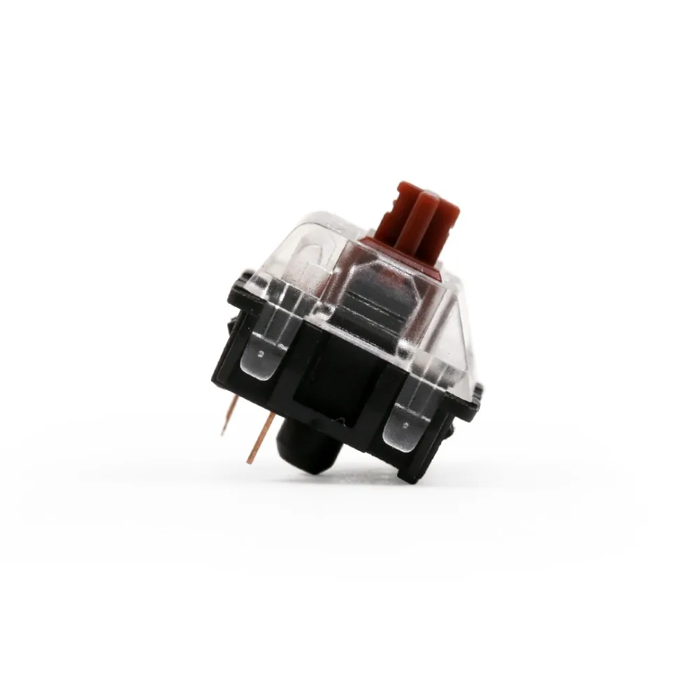 Механическая клавиатура gateron прозрачный чехол-клон cherry clone mx коричневые синие