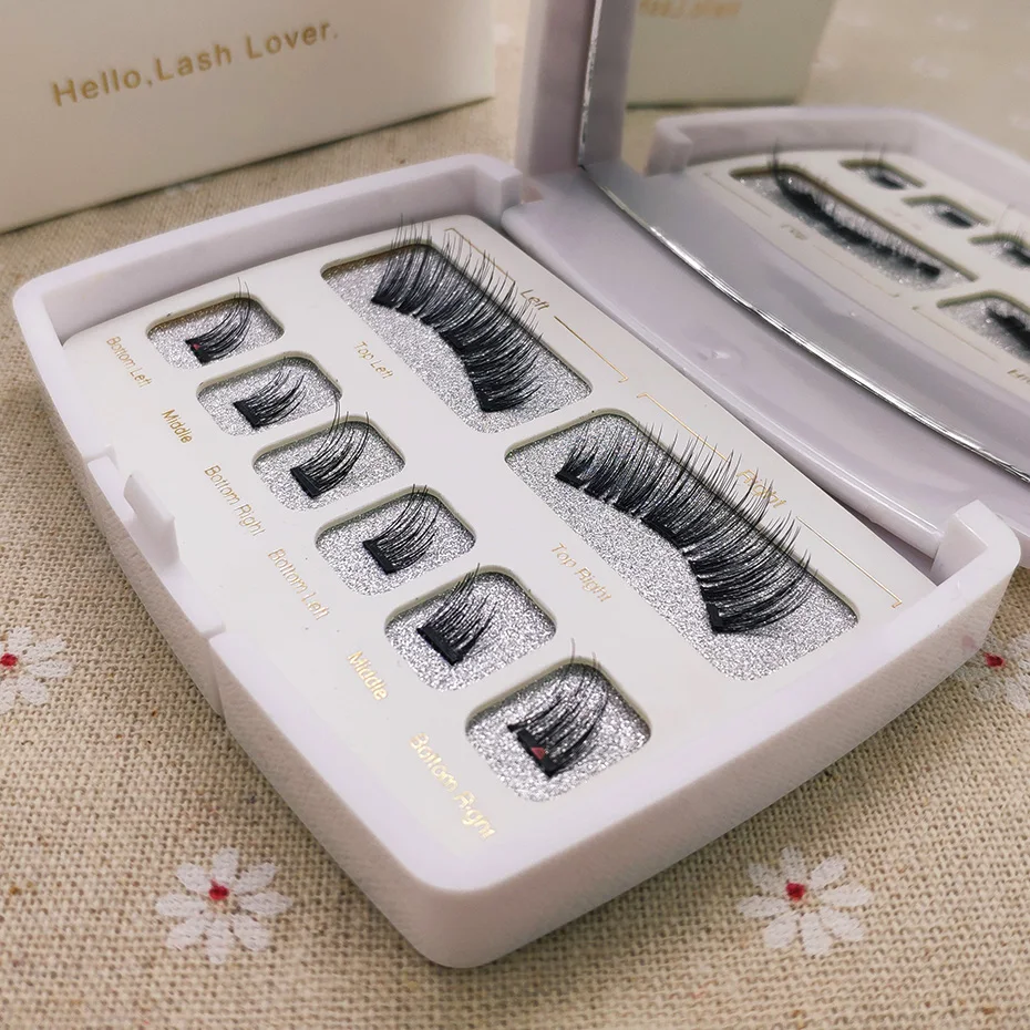 Genailish 1 пара 3d накладных ресниц магнитные накладные ресницы искусственные