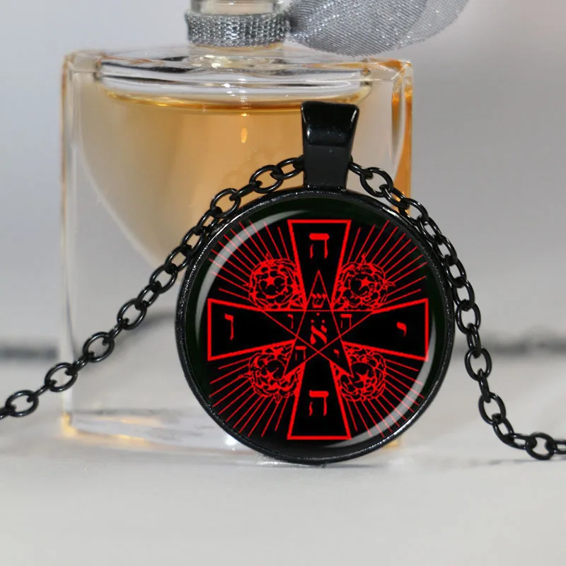 Модные ювелирные изделия подвеска розового креста волшебное герметичное