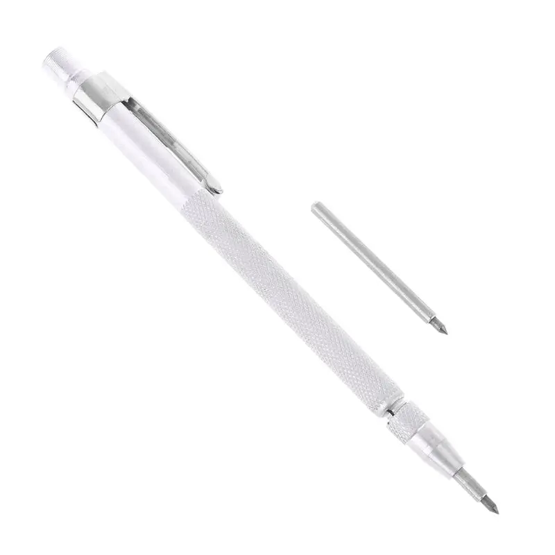 Tungsten Carbide Tip Scriber Etching Engraving Pen with Clip & Magnet for Glass/Ceramics/Metal Sheet dkt tungsten steel electric engraving pen tip silver