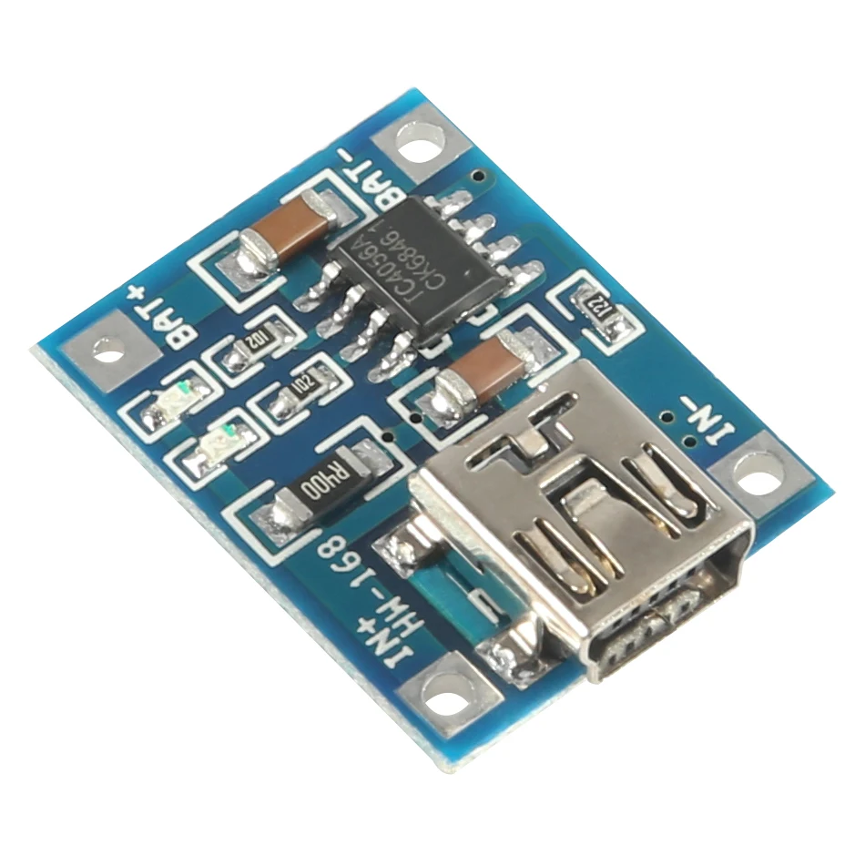 5 шт. 10 MINI USB 5V 1A TP4056 модуль зарядного устройства литиевой батареи зарядная плата с