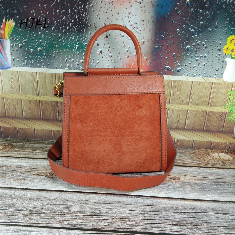 Высококачественные модные сумки через плечо из натуральной кожи женские Женский